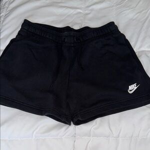 Nike Black Athletic Shorts with Elastic Waistband